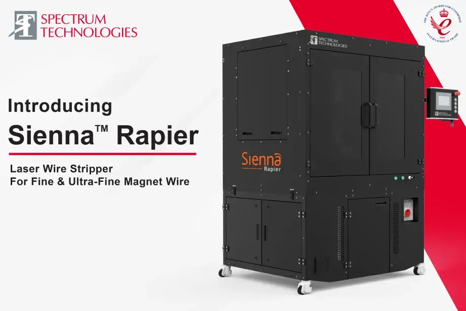 Spectrum Technologies Launches Sienna Rapier Laser Wire Stripper For Fine and Ultra-Fine Wire