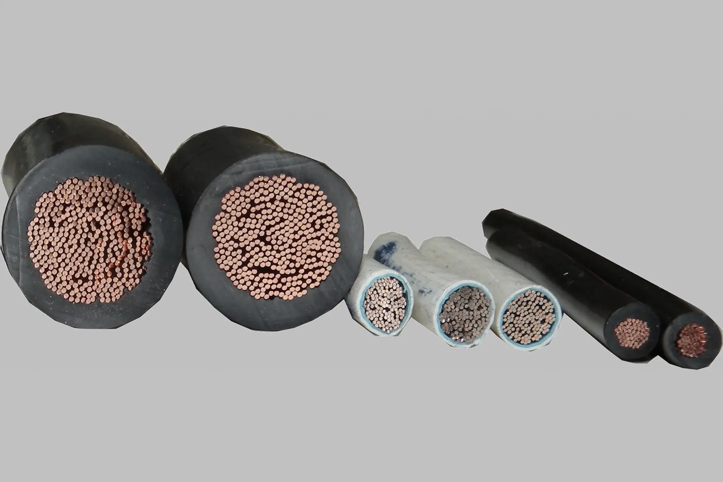 Multiple wire from front of wire with multiple colors like white, golden